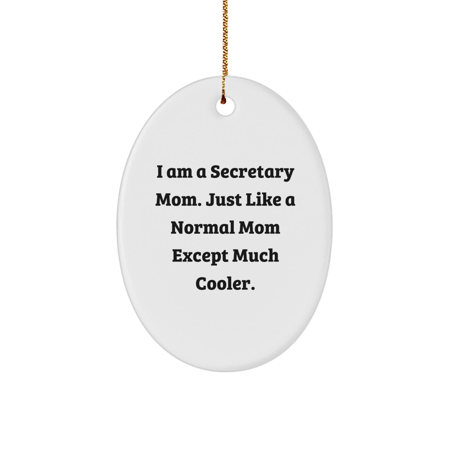 Secretary Keepsake Christmas Ornament for Him Gift - Image 1