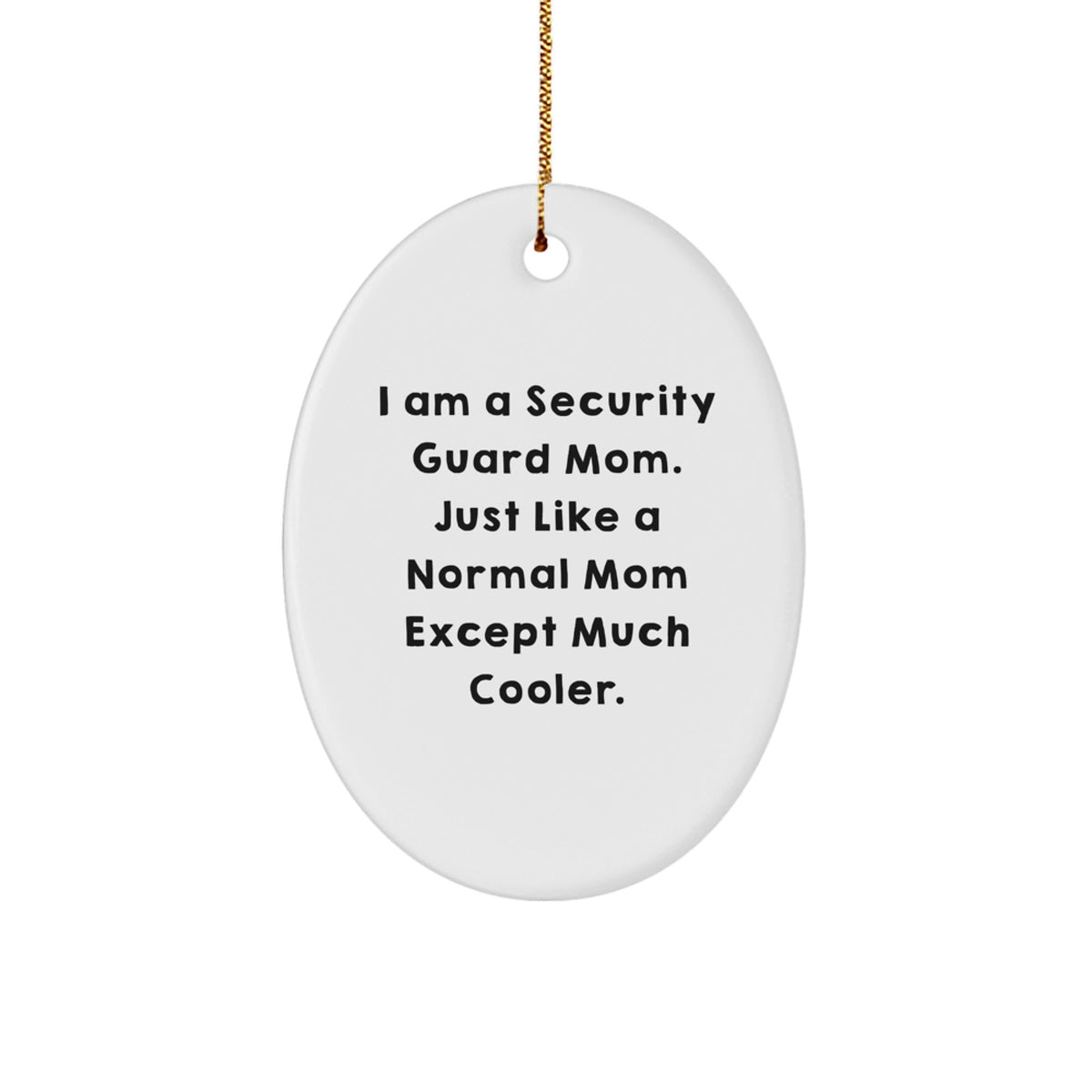 Security Guard Keepsake Christmas Ornament for Him Gift - Image 1