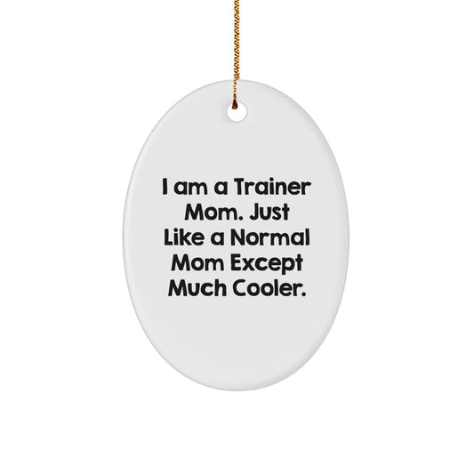 Trainer Mom Keepsake Christmas Ornament for Him Bright Gift - Image 1