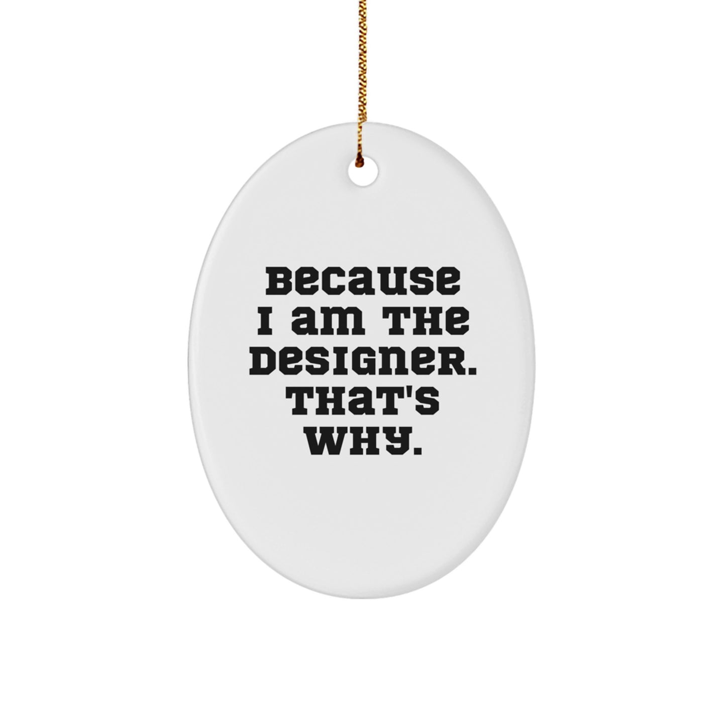 Bold Designer Christmas Ornament Surprise for Roommates Gift - Image 1