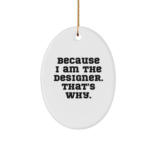 Bold Designer Christmas Ornament Surprise for Roommates Gift - Image 1