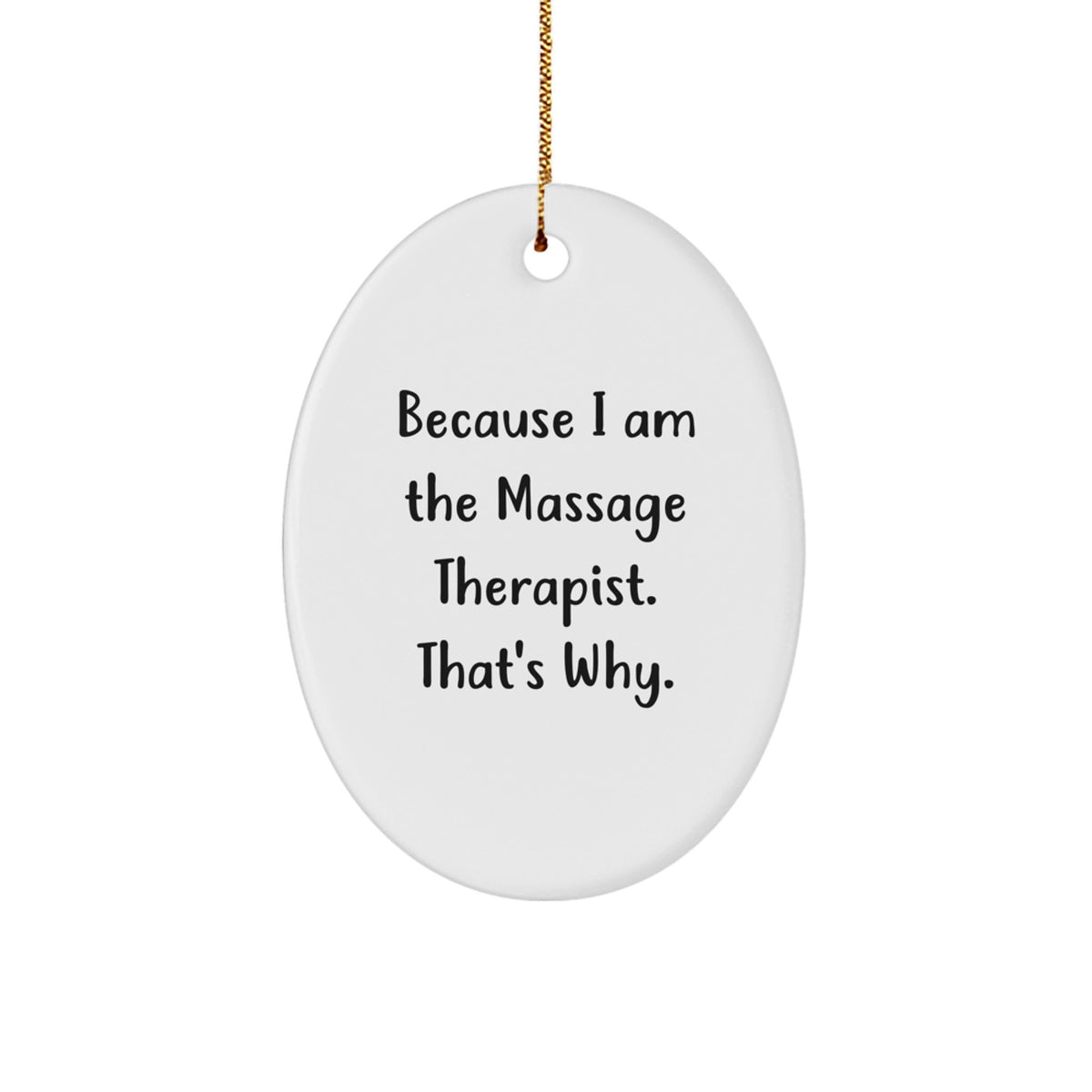 Christmas Gift for Her Massage Therapist Present Ornament - Image 1