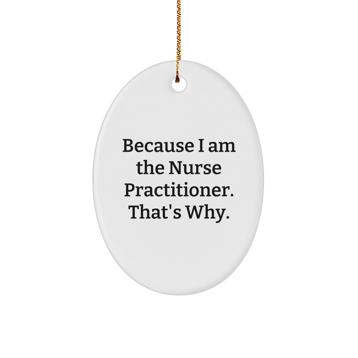 Nurse Practitioner Essential Christmas Ornament Gift for a Best Friend - Image 1