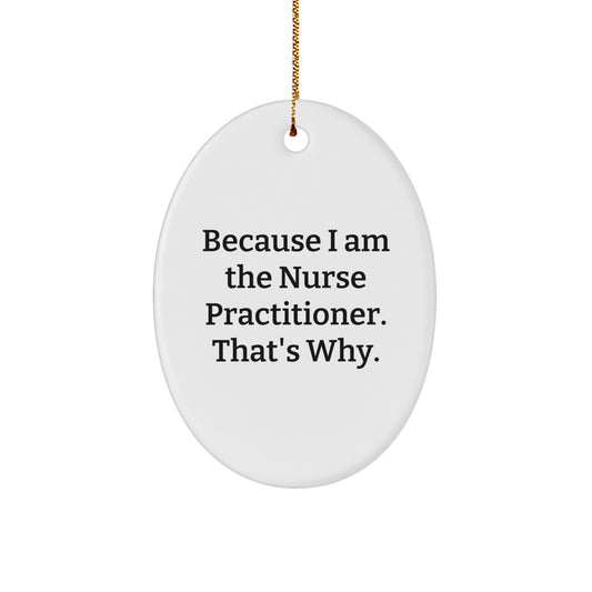 Nurse Practitioner Essential Christmas Ornament Gift for a Best Friend - Image 1