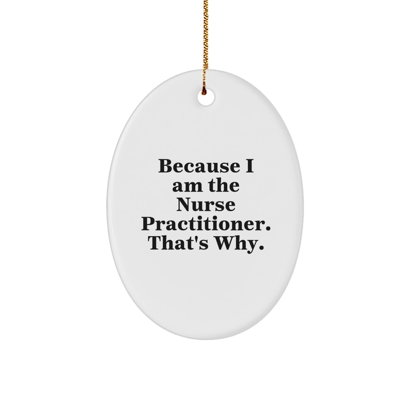 Nurse Practitioner Keepsake Christmas Ornament for Him Gift - Image 1