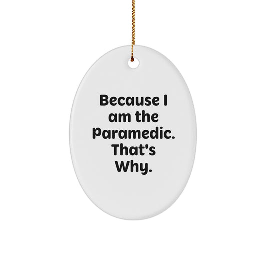 Bold Novelty Paramedic Christmas Ornament for Friends Gift - Image 1