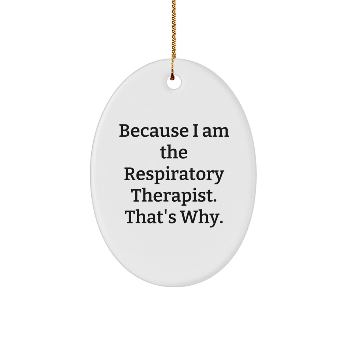 Christmas Gift for Roommates Respiratory Therapist Collectible Oval - Image 1