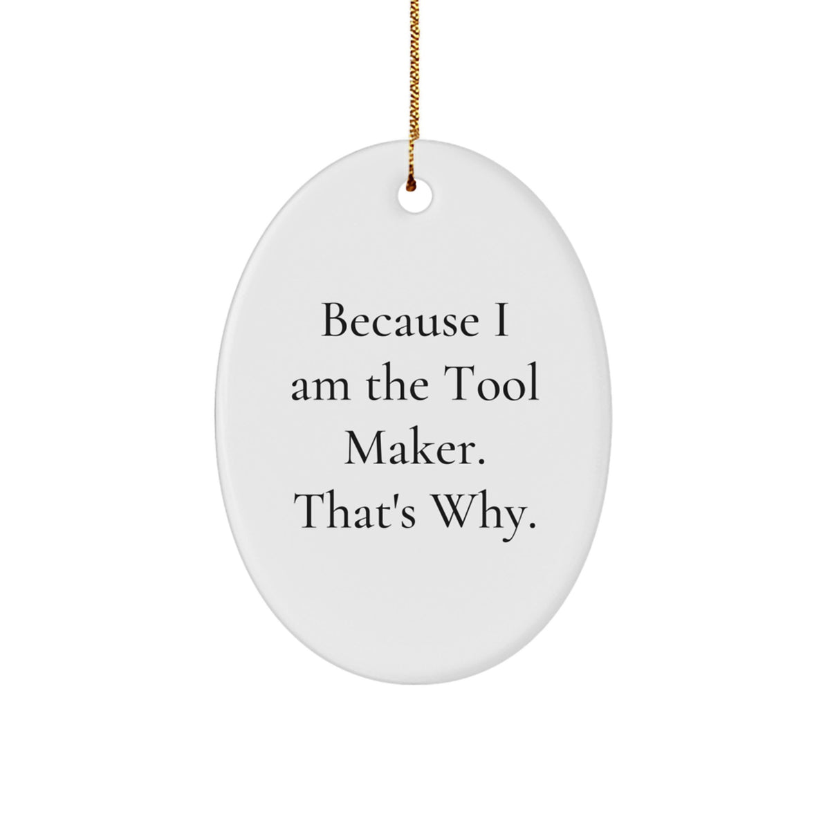 Christmas Gift for Roommates Collectible Tool Maker Holiday Ornament - Image 1