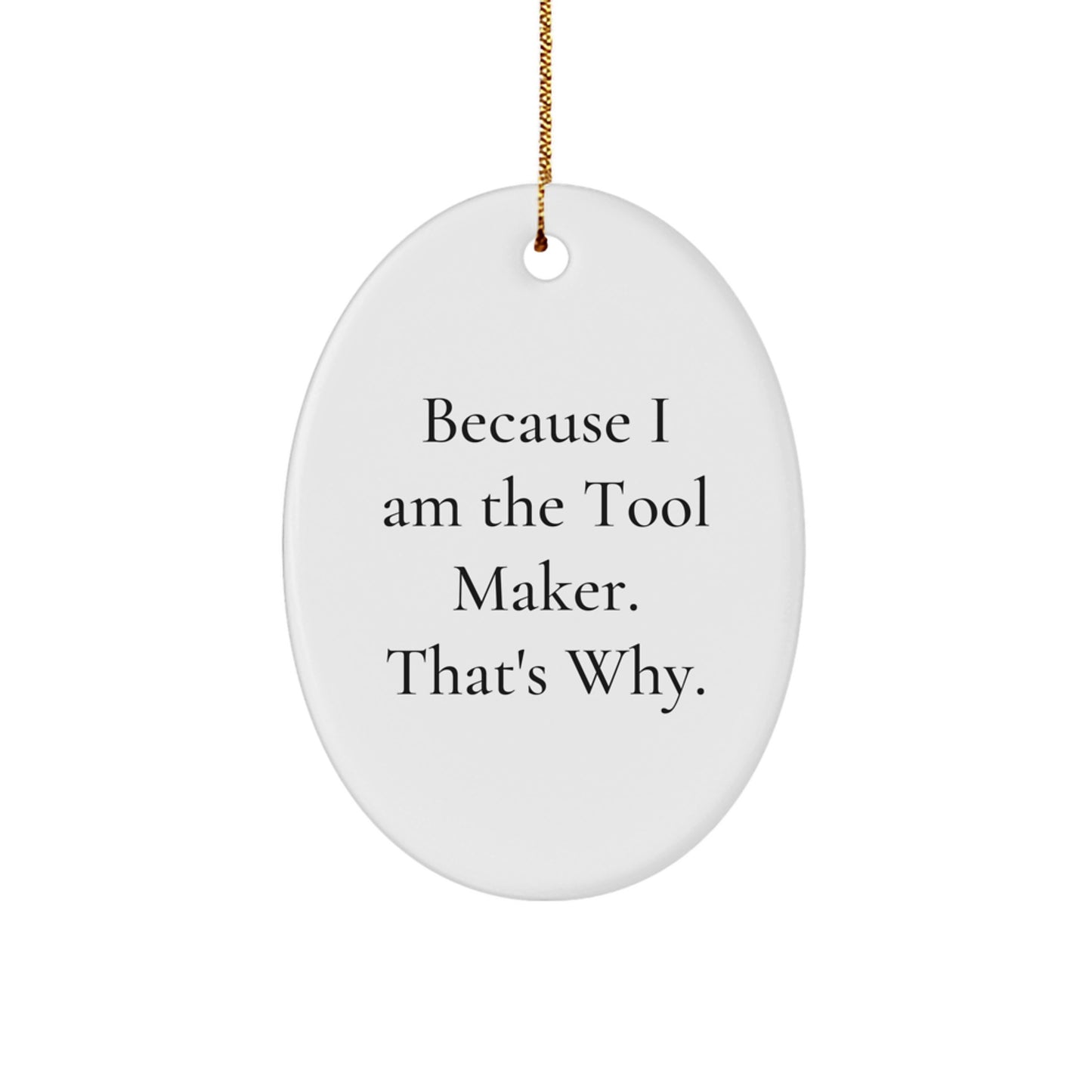 Christmas Gift for Roommates Collectible Tool Maker Holiday Ornament - Image 1