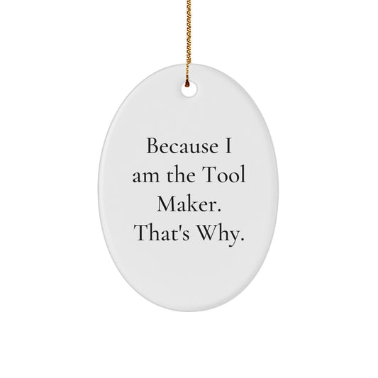 Christmas Gift for Roommates Collectible Tool Maker Holiday Ornament - Image 1