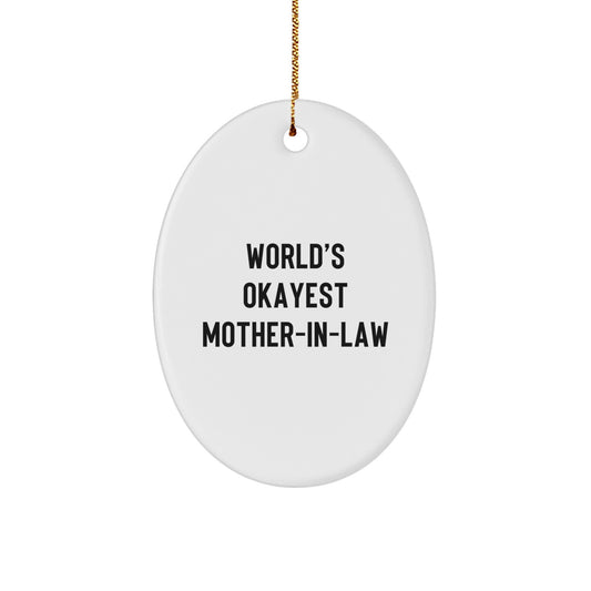 Mother-in-law Treasure Christmas Ornament Gift for Family - Image 1