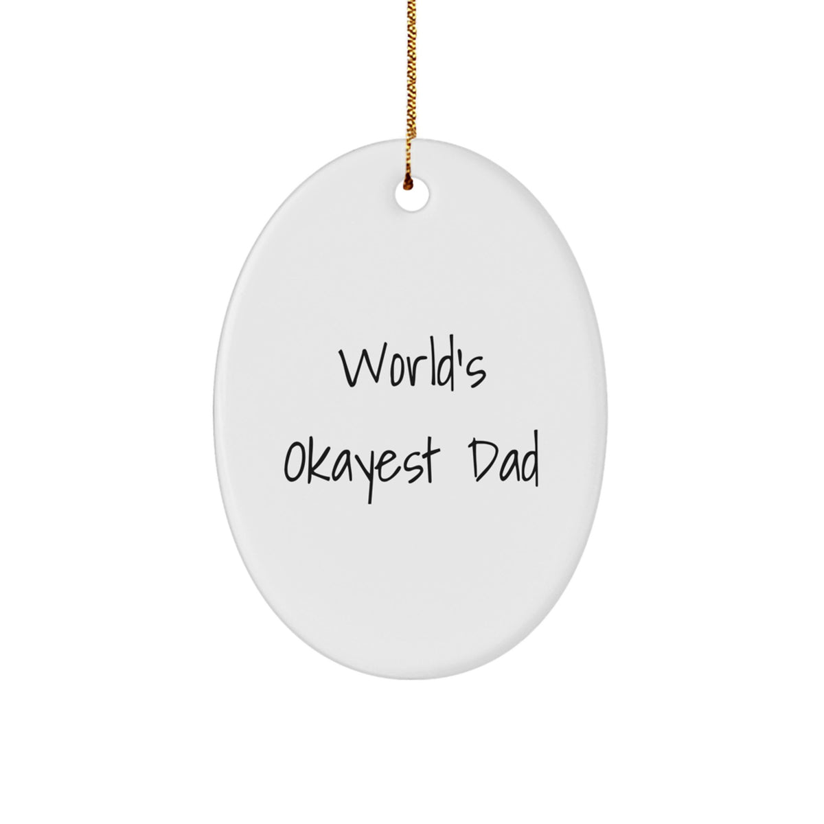 Dad Keepsake Christmas Ornament for Him Gift - Image 1