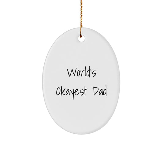 Dad Keepsake Christmas Ornament for Him Gift - Image 1