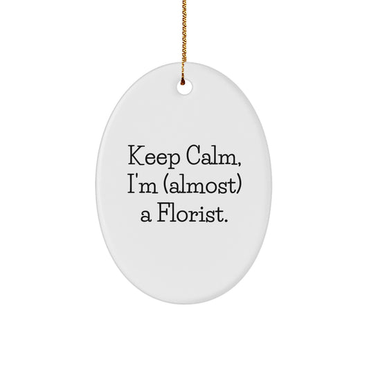 Florist Keepsake Christmas Ornament for Him Gift - Image 1