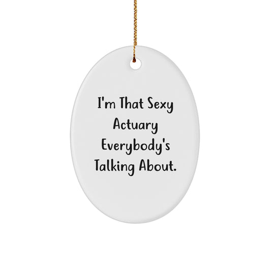 Actuary Christmas Ornament Favorite for Kids Gift - Image 1