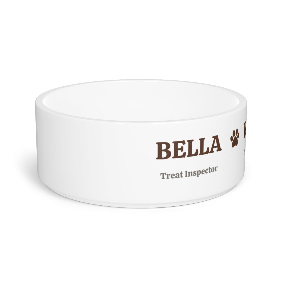 DB01 - Personalized Ceramic Dog Bowl – Name & Custom Title