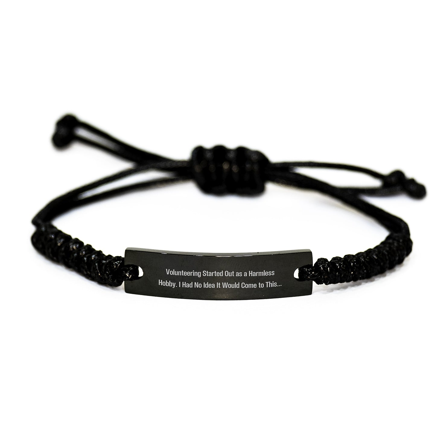Volunteering Elegant Keepsake Rope Bracelet for Him Birthday Gift - Image 1