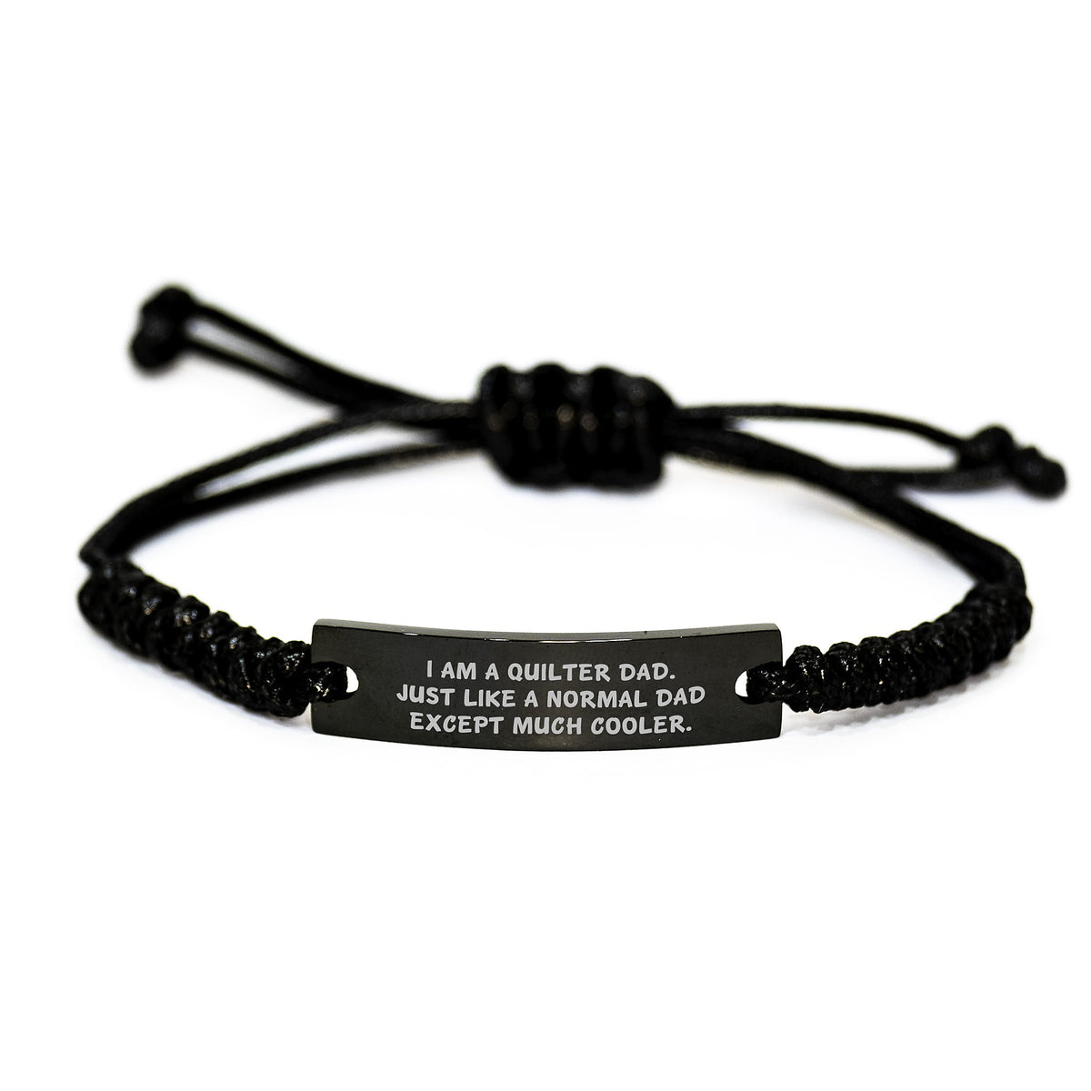Quilter Keepsake Rope Bracelet for Him Birthday Gift - Image 1