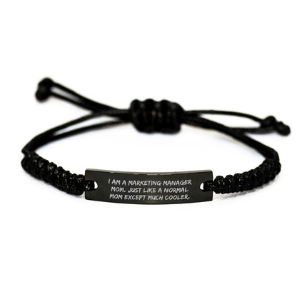 Marketing Manager Keepsake Rope Bracelet for Him Birthday Gift - Image 1