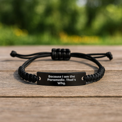 Birthday Gift Rope Bracelet for Her – Paramedic – Present – Celebration - Image 2