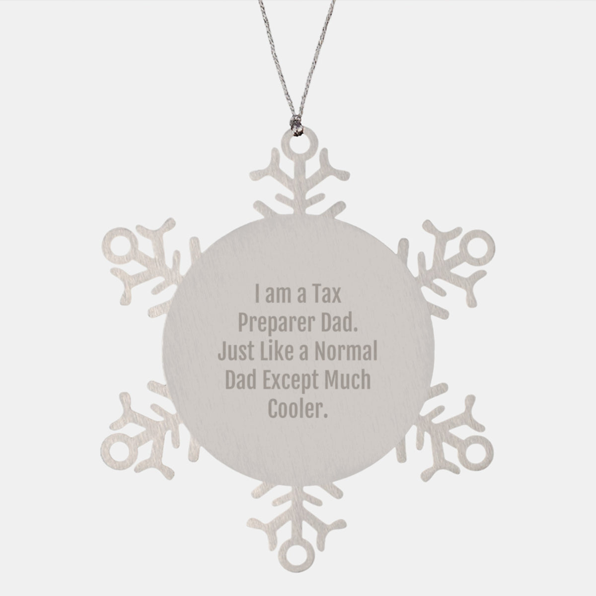 Christmas Gift Snowflake Ornament for Her – Tax Preparer Present - Image 1