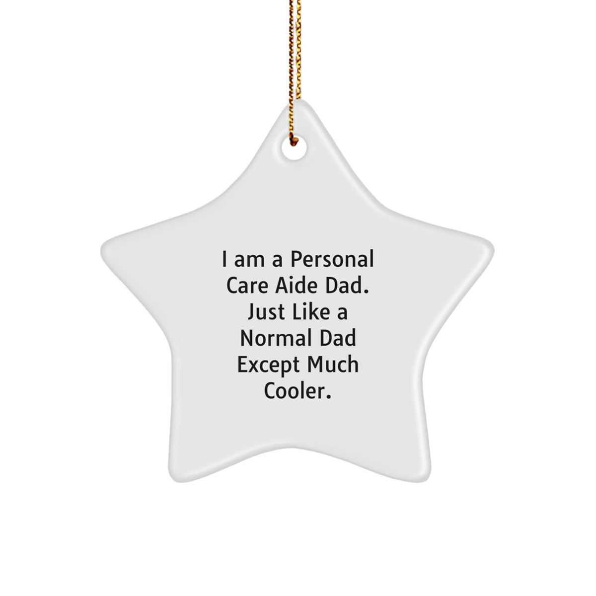Personal Care Aide Keepsake Holiday Christmas Ornament for Him Gift - Image 1