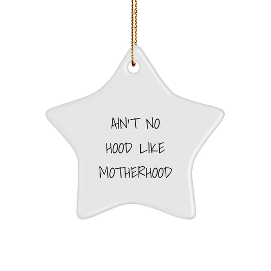 Funny Mom Star Ornament Gifts from Family for Mom's Christmas Decor - Image 1