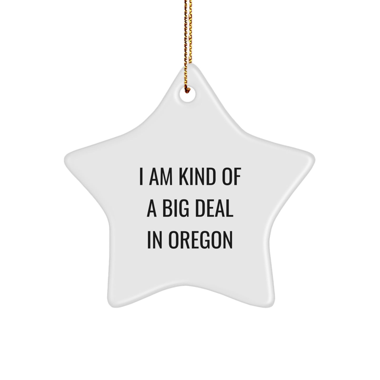 Oregon Star Ornament I Am Kind Of A Prime Selection Funny Gifts for Men and Women Friends Family - Image 1