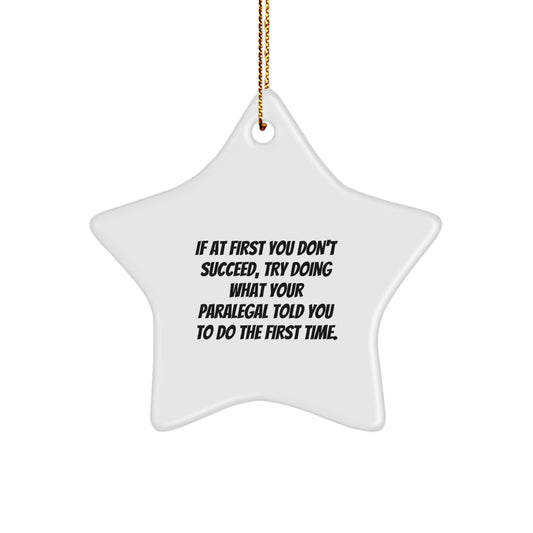 Funny Paralegal Gifts from Men to Coworkers, Paralegal Christmas Unique Gifts for Paralegal Friends - Image 1