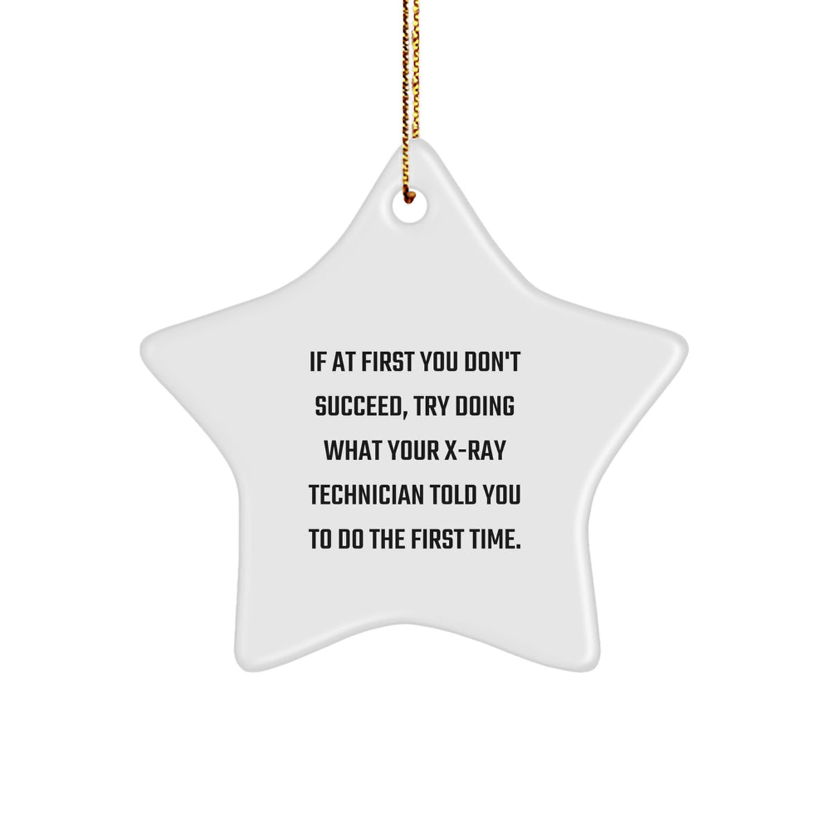 X-Ray Technician Keepsake Christmas Ornament for Him Gift - Image 1