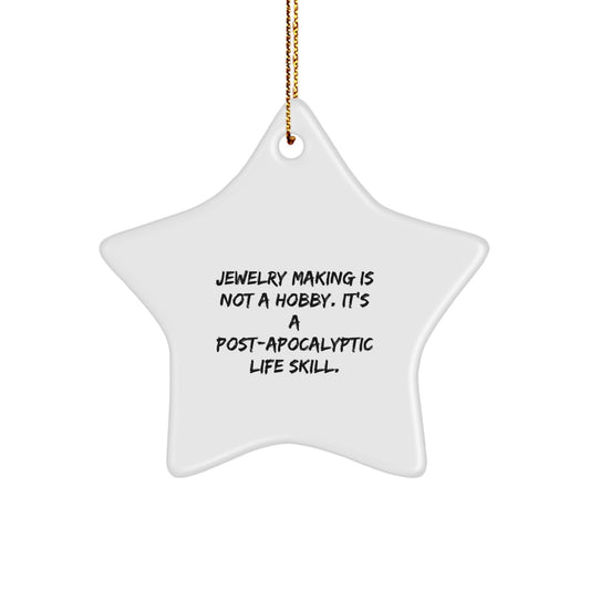 Funny Jewelry Making Gift Ideas for Friends Family Women Men from Star Ornament with Inspirational Quote for Christmas Unique Decorations - Image 1