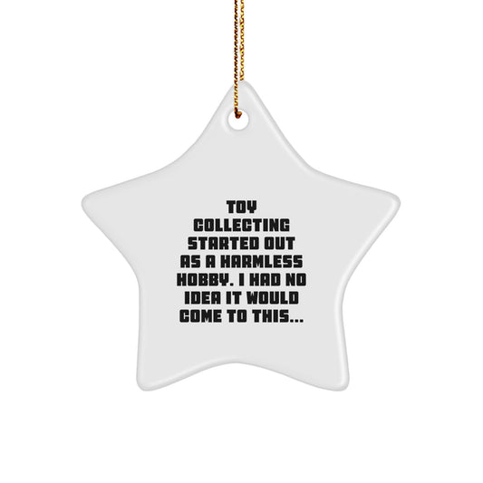 Funny Toy Collecting Gifts from Men to Family - Star Ornament for Christmas Unique Gifts - Image 1