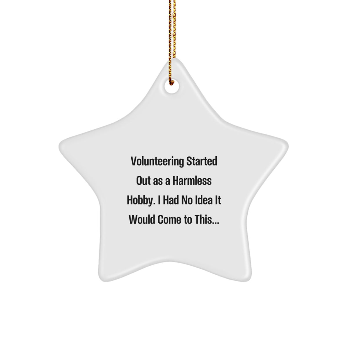 Volunteering Keepsake Christmas Ornament for Him Gift Holiday - Image 1