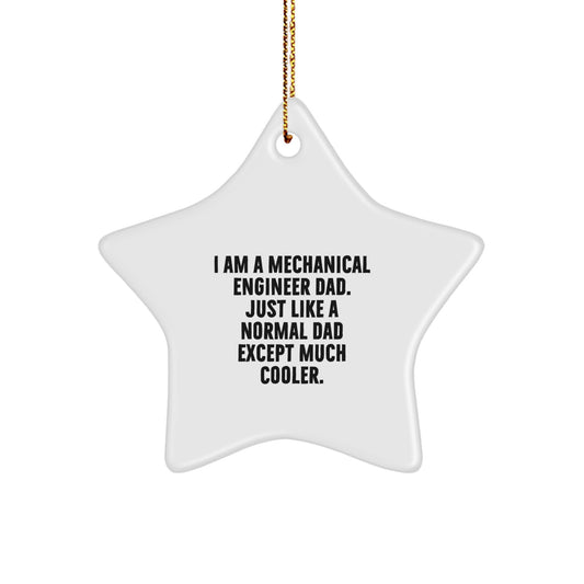 Mechanical Engineer Keepsake Christmas Ornament for Him Gift - Image 1