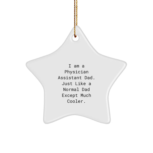 Physician Assistant Keepsake Christmas Ornament for Him Gift - Image 1
