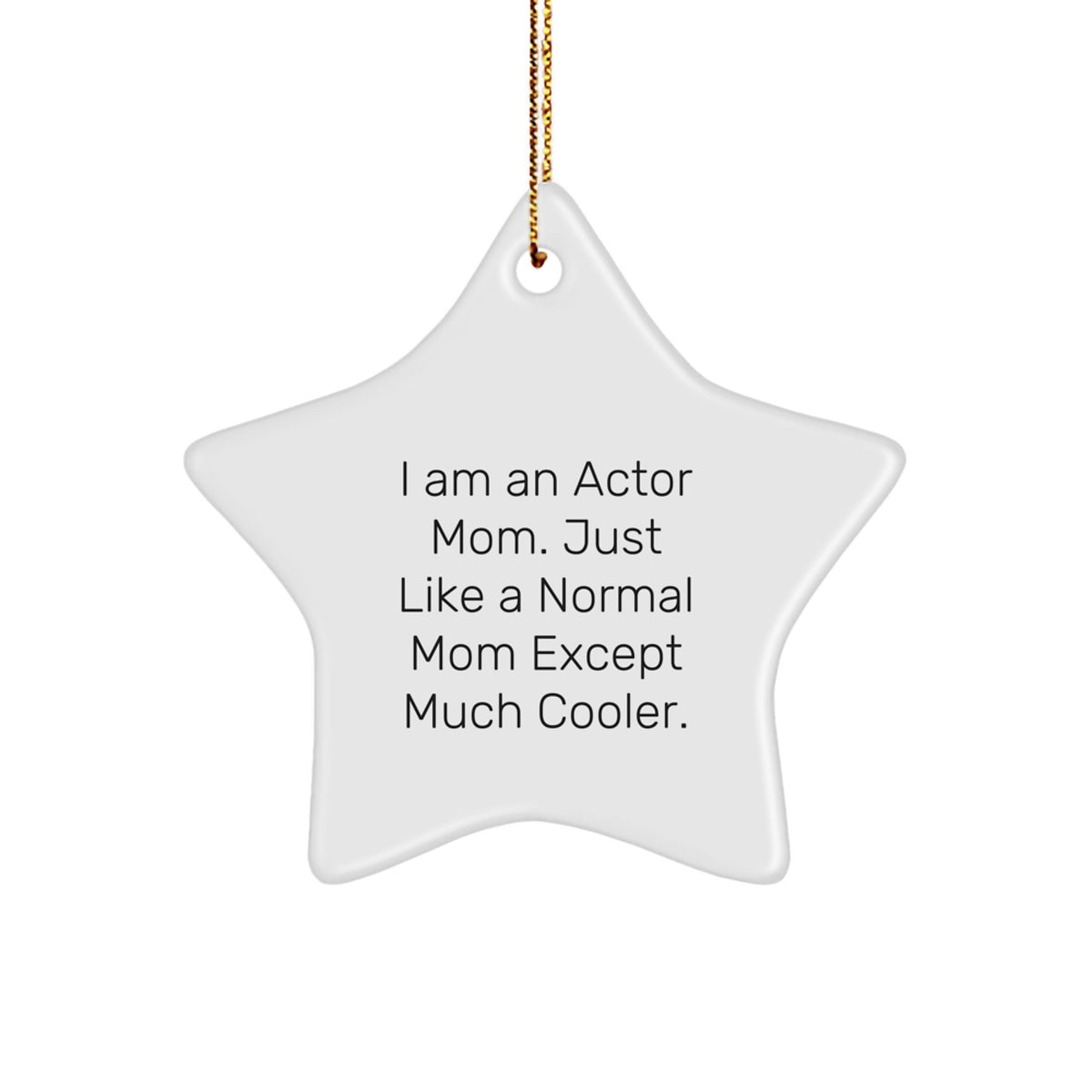 Actor Keepsake Christmas Ornament for Him Gift - Image 1