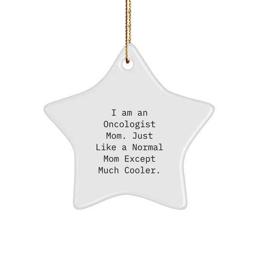 Oncologist Star Ornament Keepsake for Him Christmas Gift - Image 1