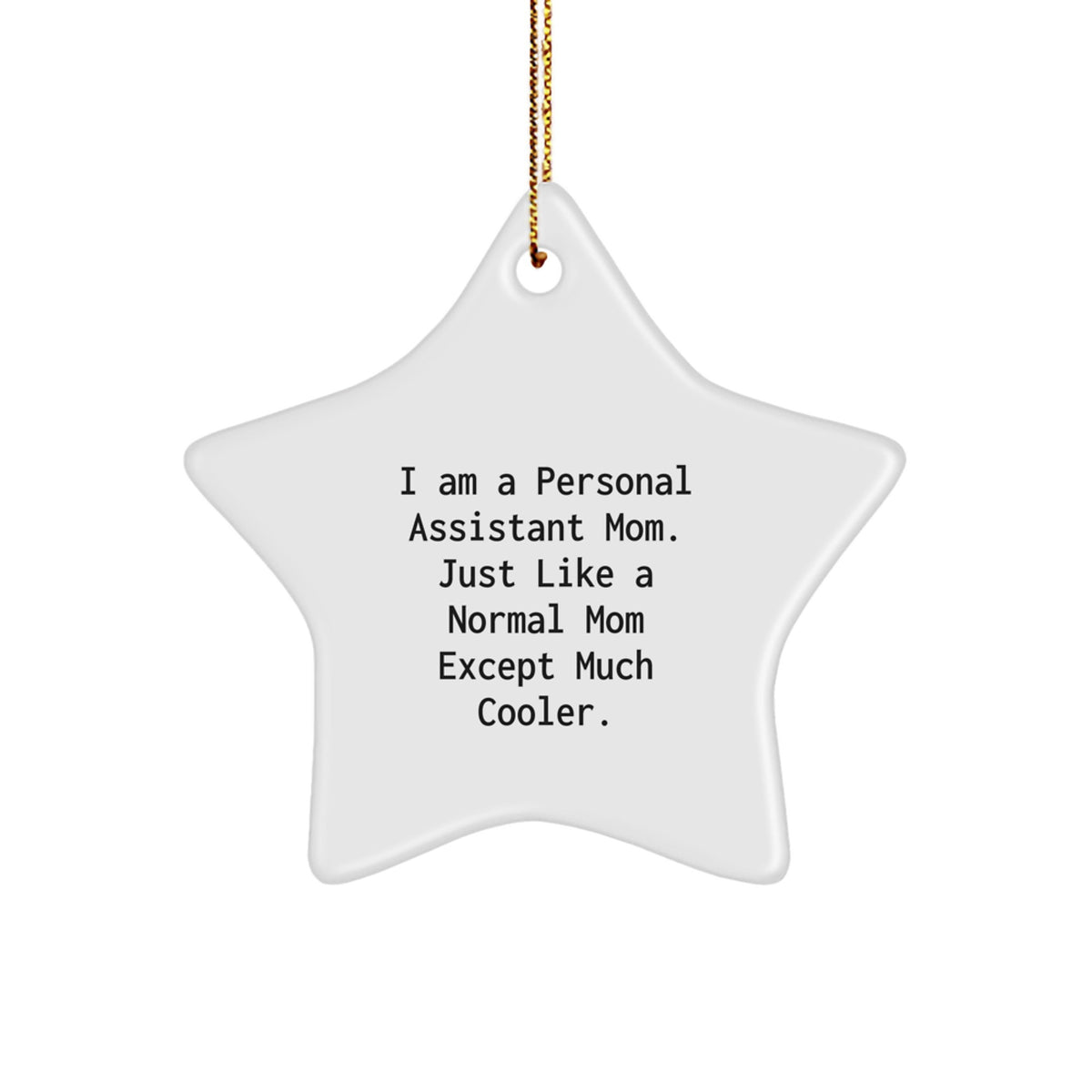Personal Assistant Keepsake Holiday Christmas Ornament for Him Gift - Image 1