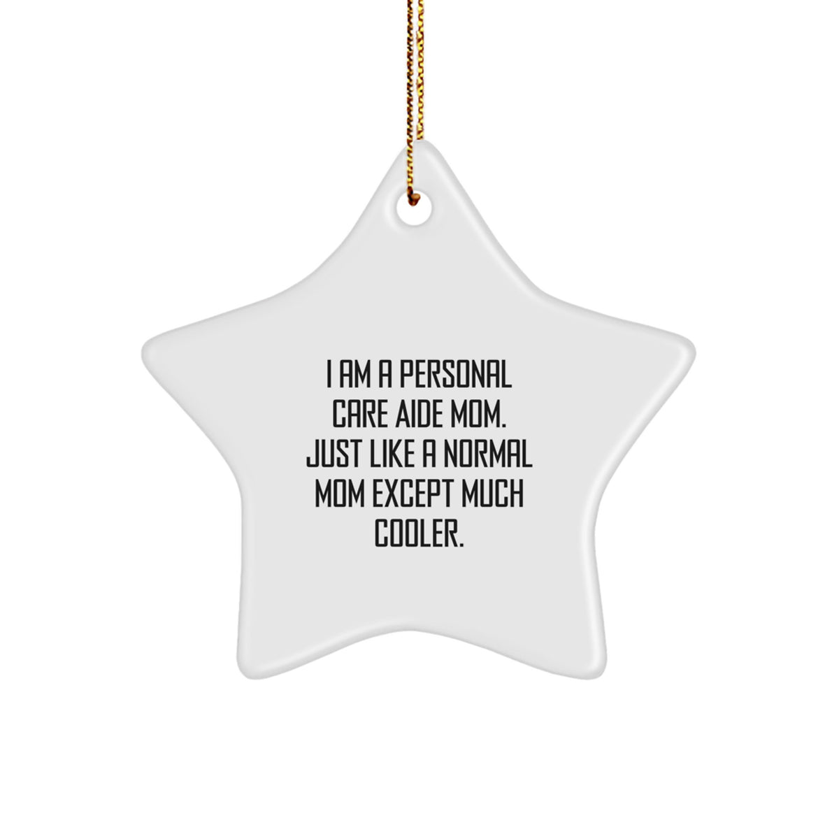 Personal Care Aide Keepsake Holiday Christmas Ornament for Him Gift - Image 1