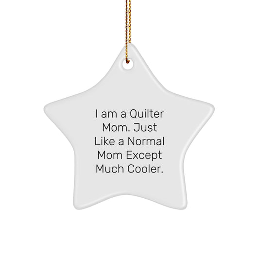 Quilter Keepsake Christmas Ornament for Him Gift - Image 1