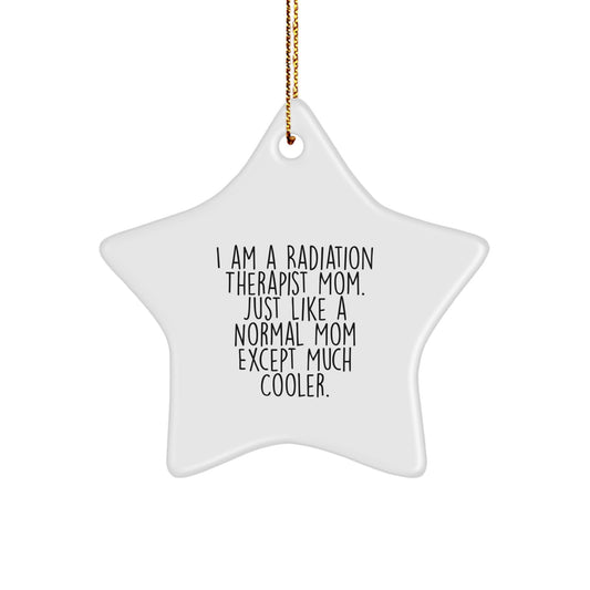 Radiation Therapist Star Ornament Idea for Coworkers Christmas Gift - Image 1