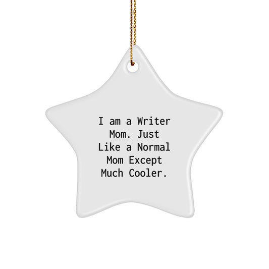Writer Star Ornament Favorite for Kids Christmas Gift - Image 1