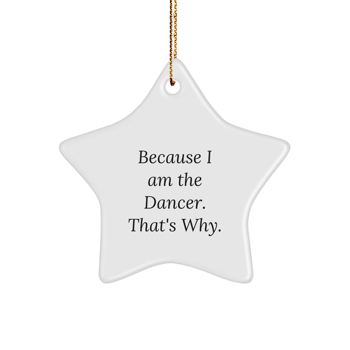 Christmas Gift for Her Dancer Star Ornament Present - Image 1