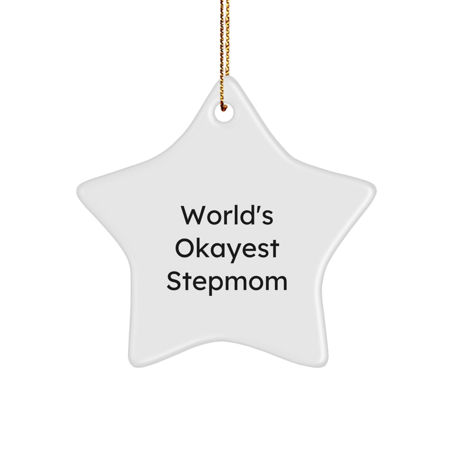 Christmas Gift Stepmom Star Ornament for Her Present Keepsake - Image 1