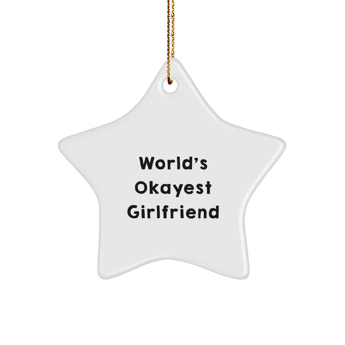 Girlfriend Favorite Star Ornament Christmas Gift for Kids - Image 1