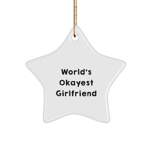 Girlfriend Favorite Star Ornament Christmas Gift for Kids - Image 1