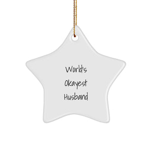 Favorite Husband Christmas Ornament Gift for a Sibling and Family Today - Image 1