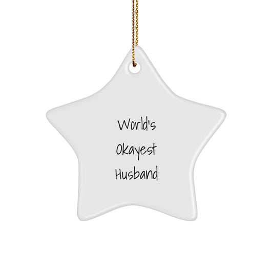 Favorite Husband Christmas Ornament Gift for a Sibling and Family Today - Image 1