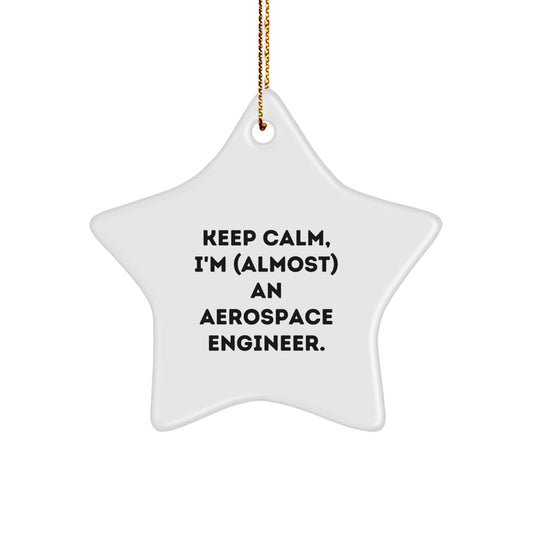 Aerospace Engineer Keepsake Christmas Ornament for Him Gift - Image 1