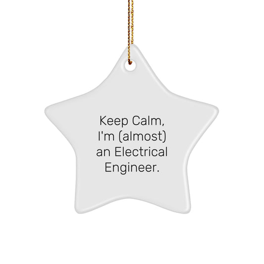 Electrical Engineer Star Ornament Idea for Coworkers Christmas Gift - Image 1